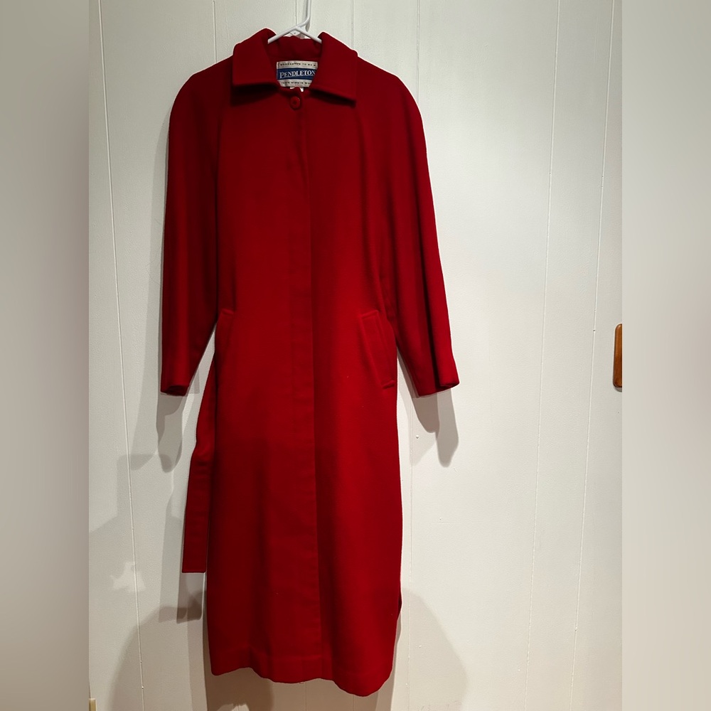 Pendleton Ruby Virgin Wool Belted Coat Long Class… - image 2